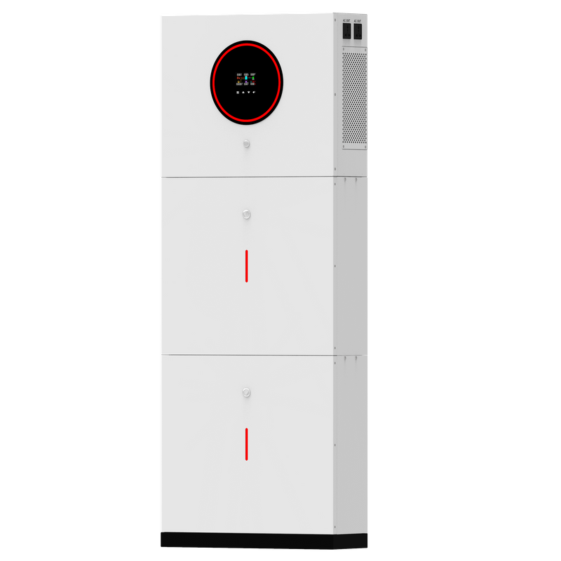 6.2KW 48V เปิด / ปิดอินเวอร์เตอร์พลังงานแสงอาทิตย์แบบกริด All In One Energy Systems ที่บ้านโดยใช้อินเวอร์เตอร์พลังงานแสงอาทิตย์