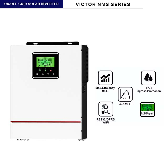 NMS ซีรี่ส์ 20-150VDC อินพุต PV 40A MPPT 800W / 1500W อินเวอร์เตอร์ไมโครกริดแบบปิด